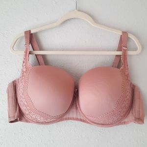 Torrid Curves Rose Push-up Balconette Bra 48D